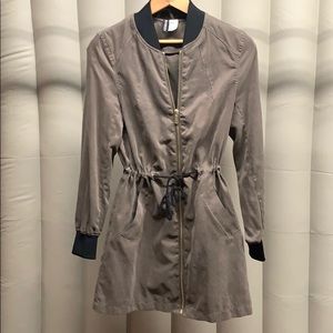 H & M Divided Olive Colored Lightweight Jacket